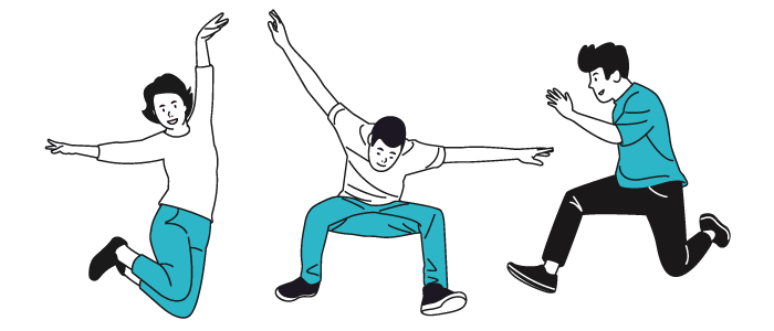 秘訣を教える３人のエンジニア