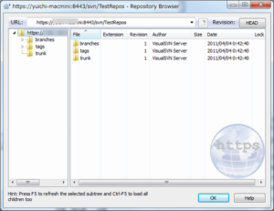 GUIで管理できるWindows用Subversionサーバ「VisualSVN Server」 - OPEN TONE Labs